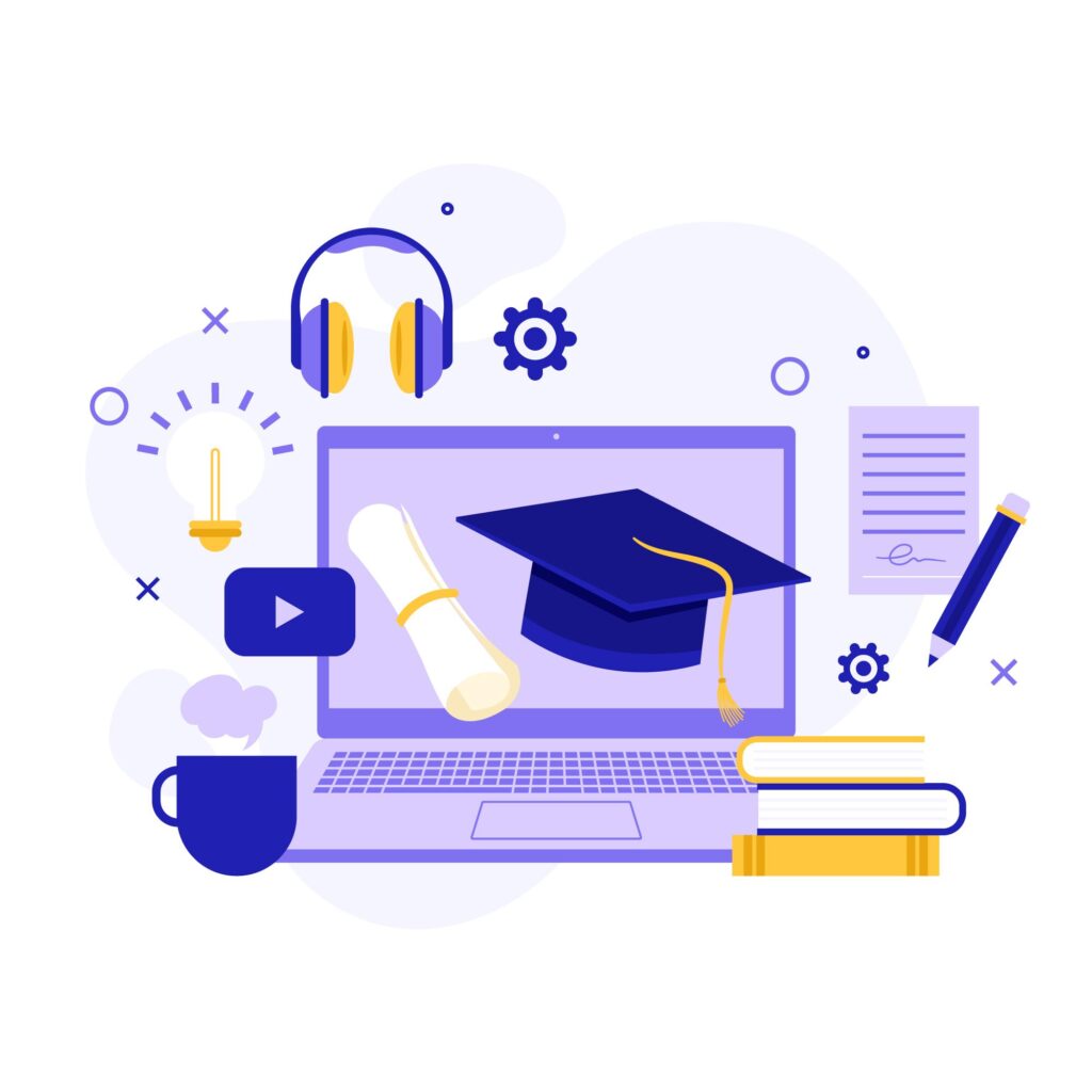Image shows online learning through our curated learning tracks